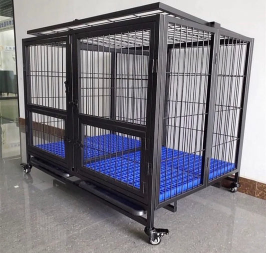 *New* 43”in iron double door cage
